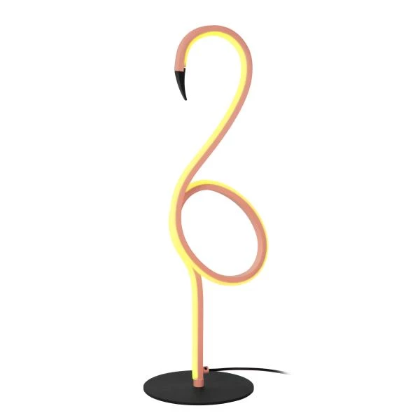 Lucide FLAMINGO - Lampe de table - LED Dim. - Rvb - Rose - détail 4